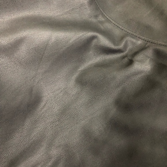 Dex Black Faux Leather Skirt - Picture 6 of 8